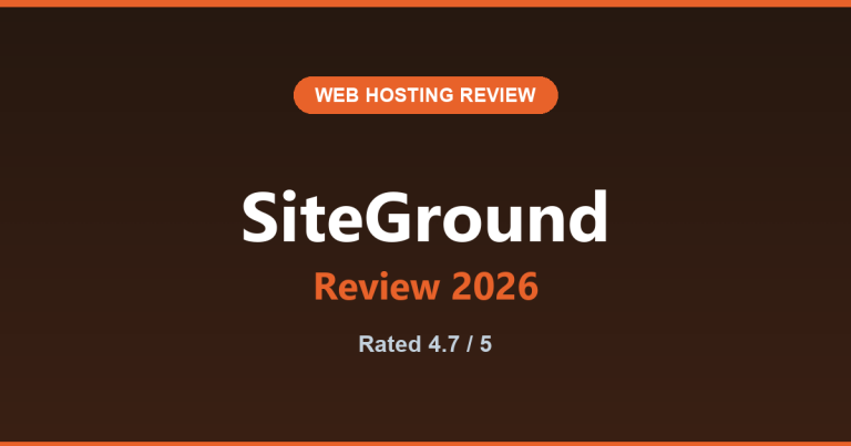 SiteGround Review 2026: WordPress Hosting That Earns the Premium